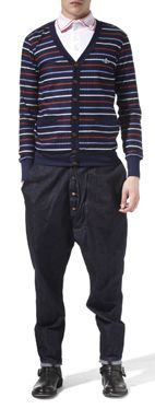 VIVIENNE WESTWOOD<br /> Striped knitted cardigan