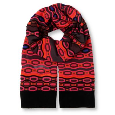 M MISSONI Wave pattern scarf