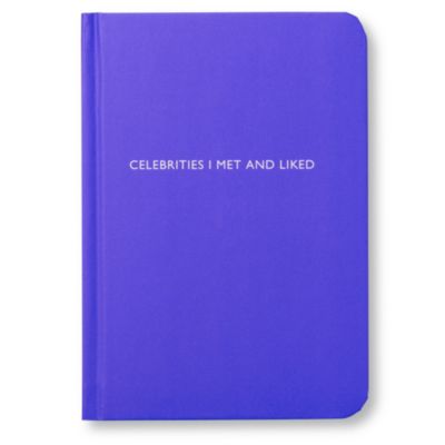 ARCHIE GRAND 'Celebrities I met and liked' notebook