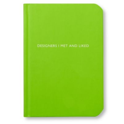 ARCHIE GRAND 'Designers I met and liked' notebook