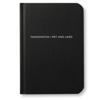 ARCHIE GRAND 'Fashionistas I met and liked' notebook