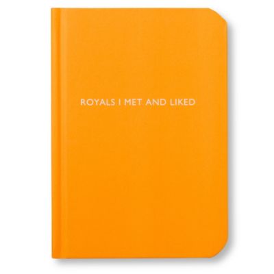 ARCHIE GRAND 'Royals I met and liked' notebook