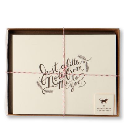 RIFLE PAPER Set of 8 'Just a Little Note' Notelets