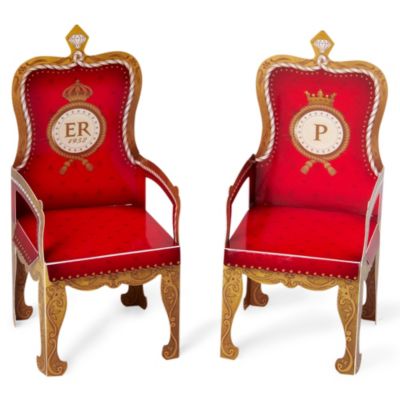 TALKING TABLES Diamond Jubilee cupcake throne stands set of four