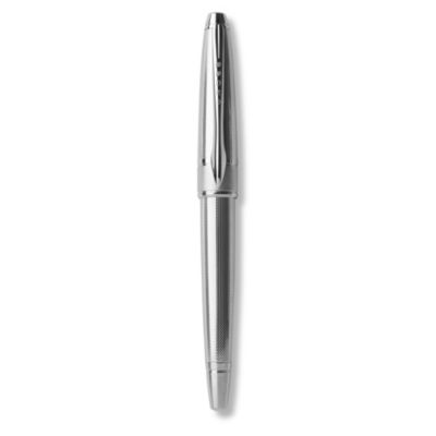 A T CROSS Apogee chrome fountain pen