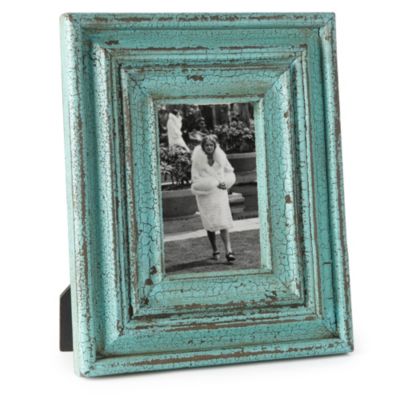 NKUKU Mala distressed wood photo frame 6x4"