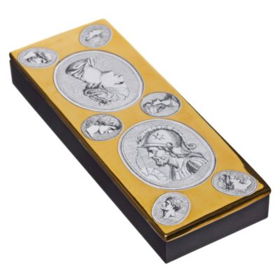 FORNASETTI Limited Edition Cammei Oro incense box