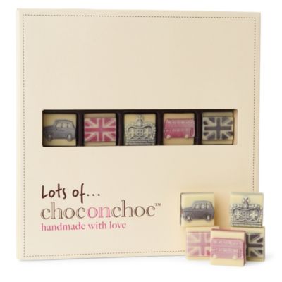 CHOCOLATE ON CHOCOLATE Diamond Jubilee icons chocolate box