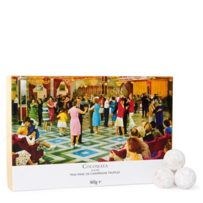 COCOMAYA Pink Marc de Champagne truffles 160g