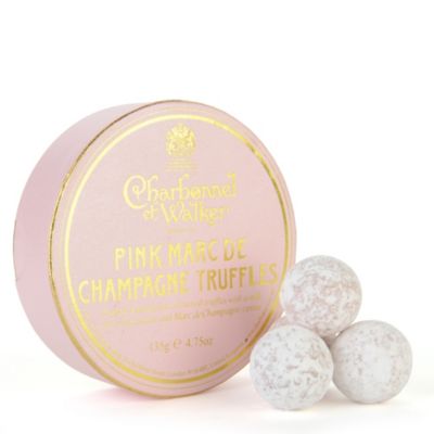 CHARBONNEL ET WALKER Pink Marc de Champagne truffles