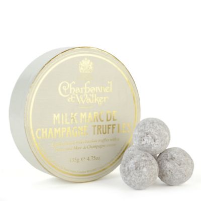 CHARBONNEL ET WALKER Milk Marc de Champagne truffles