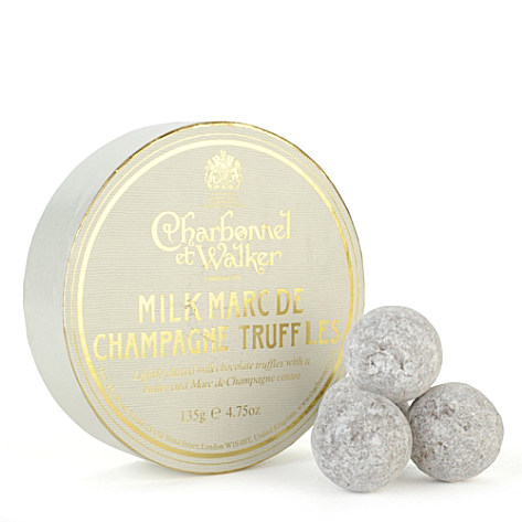 Milk Marc de Champagne truffles