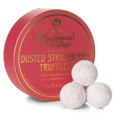 CHARBONNEL ET WALKER Dusted strawberry truffles