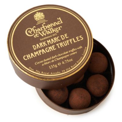 CHARBONNEL ET WALKER Dark Marc de Champagne truffles