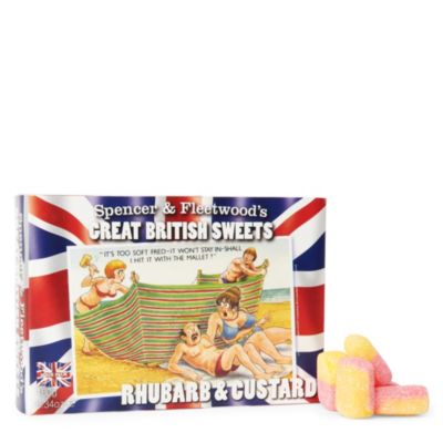 SPENCER & FLEETWOOD Rhubarb custard sweets 180g