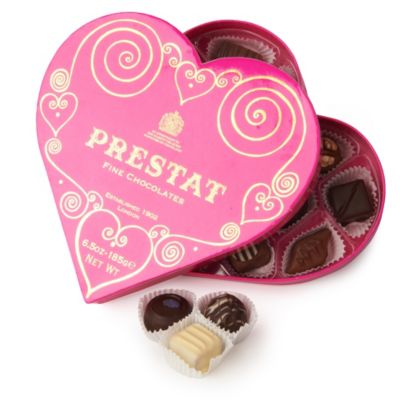 PRESTAT Fine chocolates heart box