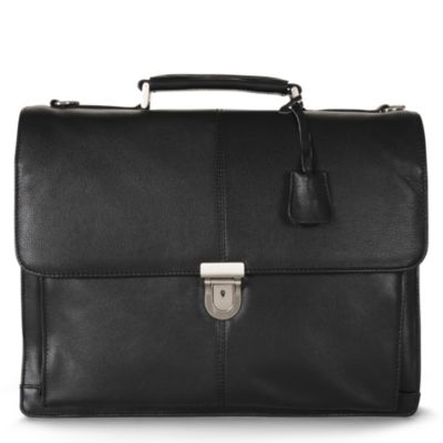 LEONHARD HEYDEN Oxford two compartment briefcase