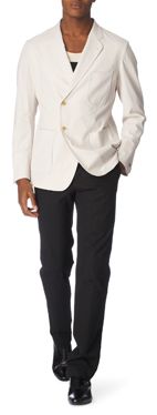 ALEXANDER MCQUEEN Single–breasted cotton jacket