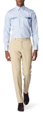 ALEXANDER MCQUEEN Military-style shirt