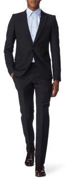 ALEXANDER MCQUEEN Structured–shoulder mohair jacket
