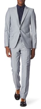 ALEXANDER MCQUEEN Structured–shoulder mohair jacket