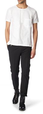 ALEXANDER MCQUEEN Pleated t&ndash;shirt