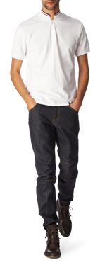 ALEXANDER MCQUEEN Stand&ndash;collar polo shirt