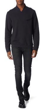ALEXANDER MCQUEEN Stand-collar jumper