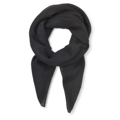 ALEXANDER MCQUEEN Skull embroidered scarf