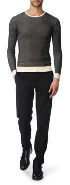 ALEXANDER MCQUEEN Double&ndash;layered waffle&ndash;knit jumper