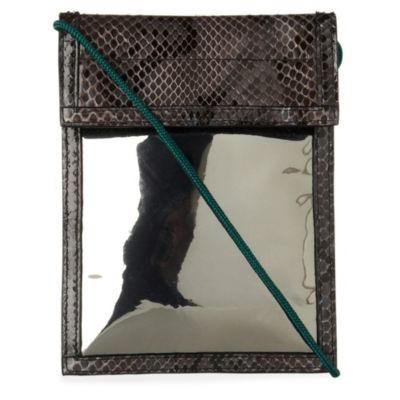 JIL SANDER Snakeskin passport holder