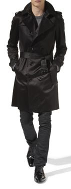 BURBERRY PRORSUM Double breasted trench coat