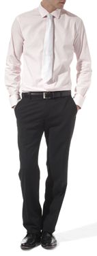 PAUL SMITH LONDON Plain slim fit single cuff shirt