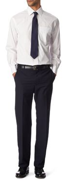 PAUL SMITH LONDON White printed regular fit double cuff shirt
