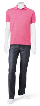 RALPH LAUREN Custom&ndash;fit mesh polo shirt