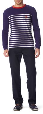 RALPH LAUREN Ringer Stripe top