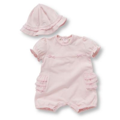 EMILE ET ROSE Bubble baby-grow and hat set 1-9 months