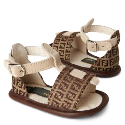 FENDI Unisex logo sandals 12 months-5 years