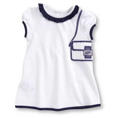 FENDI Handbag appliqué t-shirt 12-24 months