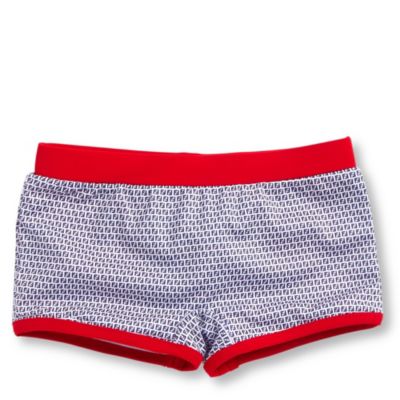 FENDI Double F logo swimming trunks 14-16 years