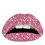 VIOLENT LIPS Temporary lip tattoo – pink glitterati