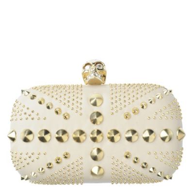 ALEXANDER MCQUEEN Fierce studs box clutch