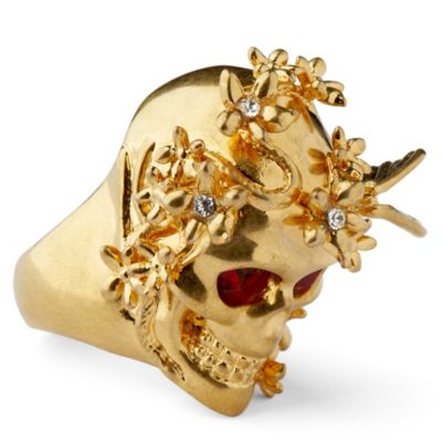 ALEXANDER MCQUEEN Fancy skull ring