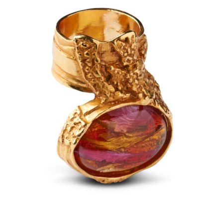 YVES SAINT LAURENT Oval ring - pink