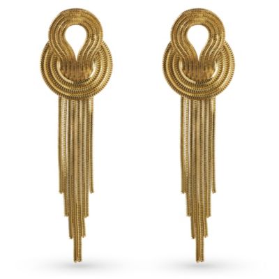 LARA BOHINC Saturn earrings gold