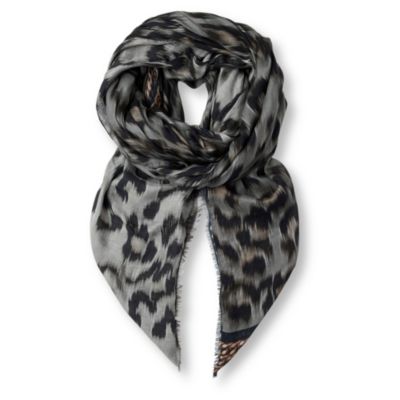 LARA BOHINC Leopard print scarf