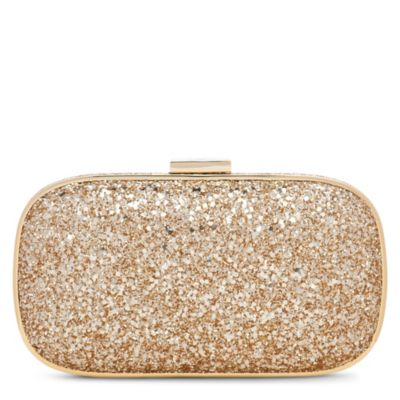 ANYA HINDMARCH Marano glitter&ndash;embellished framed clutch