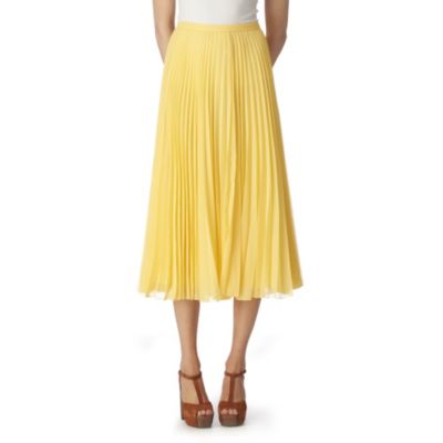 WHISTLES Carrie pleated midi skirt