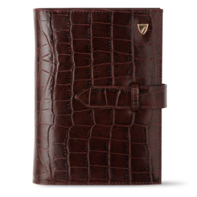 ASPINAL Mock crocodile compact A5 personal organiser
