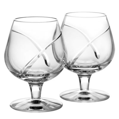 WATERFORD Set of two Siren brandy glasses